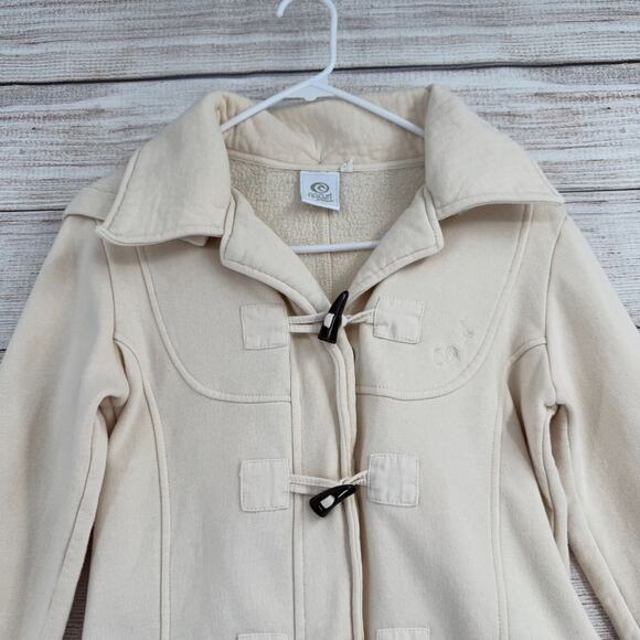 Rip Curl Banyans Fleece Jacket Women's Size Small Cream/Beige - Picture 3 of 15